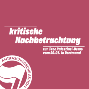 Sharepic mit dem Titel kritische Nachbetrachtung