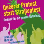 Webgrafik mit den Daten zur Demonstration am 15.08.2025, 18:00 Uhr an den Katharinentreppen